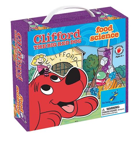 clifford the big red dog food science kit